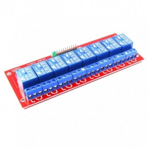 8-CH Relay Pcb Module 10A@220VAC 5VDC Coils MD0416
