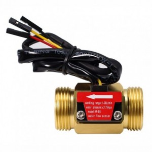 WATER FLOW SENSOR 1-30L/min 1.75mpa 5-18VDC OR0356-G / YF-B5