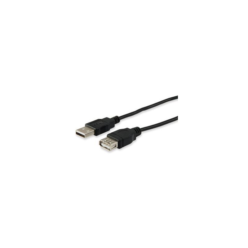 Equip Cavo USB 2.0 Prolunga 3 Metri - Maschio/Femmina - Nero