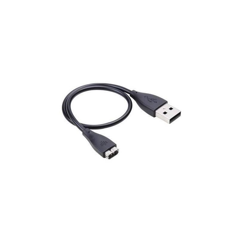Replacement USB Charging Cable for Fitbit Charge HR - Black (27cm)
