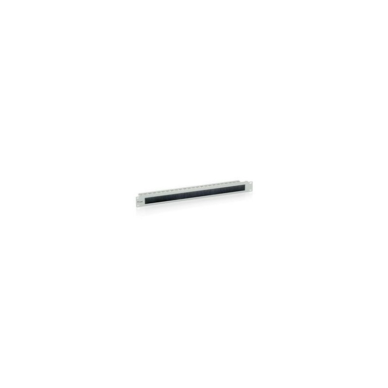 Equip 327411 19" Brush Panel 1U - Black