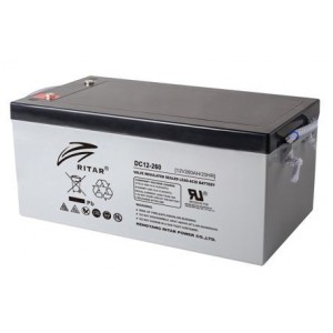 BATTERY DEEP CYCLE 12V 260AH 520x268x225 DC12-260/F14