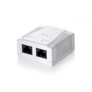 Equip 235212 Wallbox, Cat6e UTP 2-port