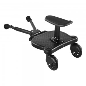 Universal Stroller Board with Detachable Seat | 2-in-1 Sit and Stand | Compatible with Most Strollers