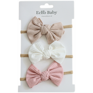 Bow Headbands - Set of 3