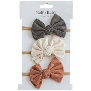 Bow Headbands - Set of 3