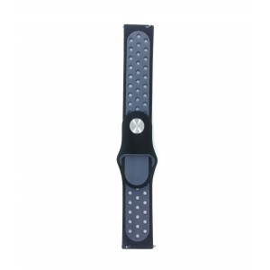 Fitbit Versa Multi-colour Silicone Watch Strap -Black & Grey