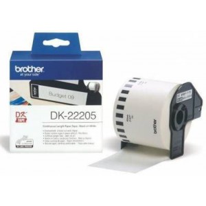 Brother MDK22205 Continuous Length Paper Tape (62mm X 30.48m) Wide