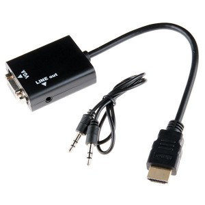 HDMI to VGA with Audio Adapter 