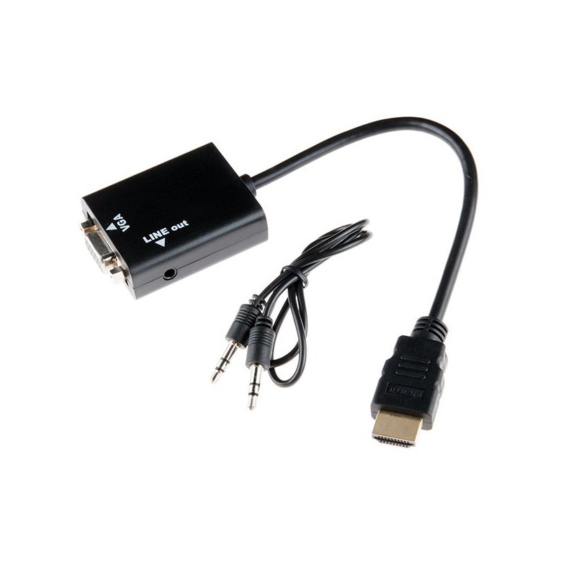 HDMI to VGA with Audio Adapter 