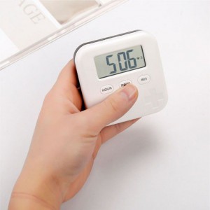  Pill Box Organizer with Electronic Timer and Alarm Reminder (4 x  Seperated Medicine Compartments)