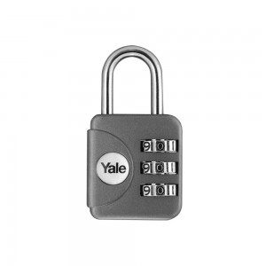Yale YP1/28/121/1G Combination Padlock - Grey