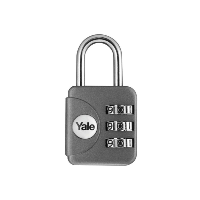 Yale YP1/28/121/1G Combination Padlock - Grey