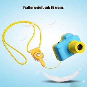 Kids Digital Full HD Mini Action Camera 5MP with Micro SD 1.5" Display Colour Screen - Blue and Yellow