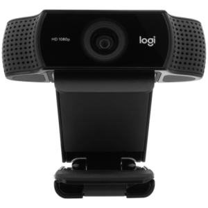 Logitech - Webcam C922 HD Pro Webcam USB-A Full HD 10MPCarl Zeiss Lens 20 step autofocus Microphone includes Tripod