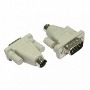 DB9 Plug To 6P MINI Din Plug Adapter ADM-06P09P