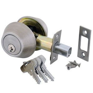 Yale 40-D102-3101 Double Cylinder Deadbolt - Satin Silver 