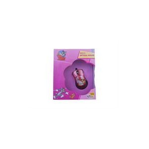 TJ W5801-1T-T/J Optical USB Mouse Colour: Red/Black