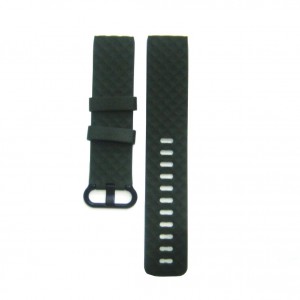 Fitbit Versa Silicone Watch Strap with Plastic Buckle (Large) -Seaweed Green