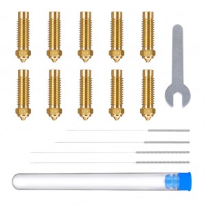 Elegoo Multi‑Size Brass Nozzle Kit for Neptune 4 / 4 Plus / 4 Max 3D Printer