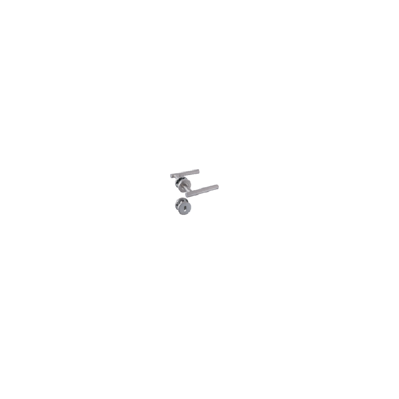 Yale R103-KH-31-01 Stainless Steel Tubular Handles on Rose - Straight-ext.