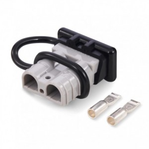PLUG HOUSING CONN. 2W 120A 600V 6-10AWG KIT WITH TERM &amp; COVER SY120A-GREY