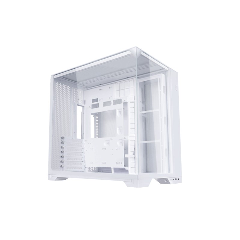 Lian Li O11 Vision Compact ATX Mid Tower Case | White - GeeWiz