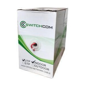 Switchcom C6-UTP-305-R  CAT6 - UTP Indoor Red Cable - 305m