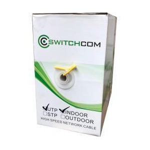 Switchcom C6-UTP-305-Y  CAT6 - UTP Indoor Yellow Cable - 305m