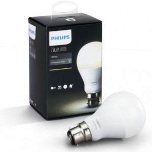 Philips Hue White Wireless LED Light Bulb 9W 806LM  B22 (Works with Alexa, Google Assistant, HomeKit)