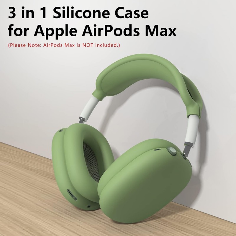Silicone Protective Cover Set Compatible with Apple AirPod Max