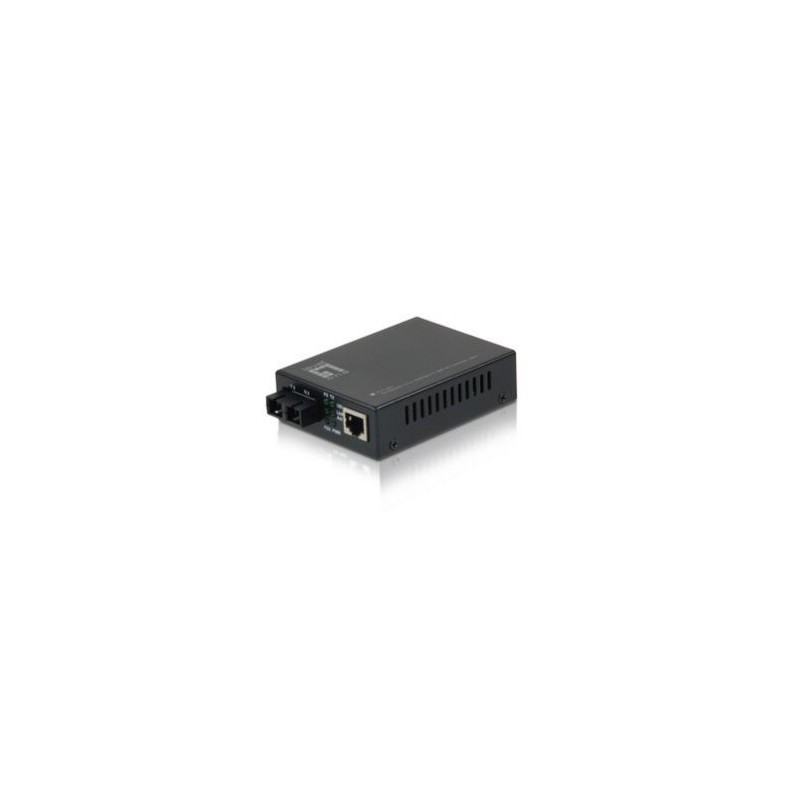 LevelOne FVT-220110/100BASE-TX to 100BASE-FX SMF SC Converter, 20km