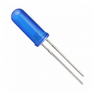 LED 5mm DI-BL RND 475nm 350mcd 40-DEG 3.4Vf 250643