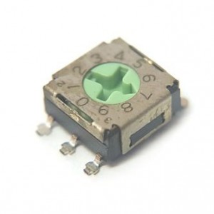 Rotary Switch Smd 10W C/CODE Green ERD610CM