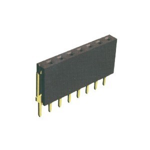 Sil Socket Str Housed 2.54 14-W FHSS14G1