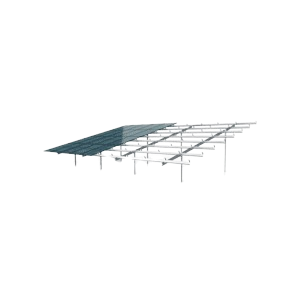 Schletter FS Duo ground mounting kit for 24 panels – 12 columns by 2 rows in portrait orientation