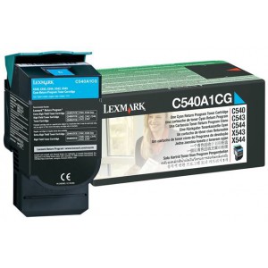 Lexmark LC540A1CG Cyan Return Programme Toner Cartridge