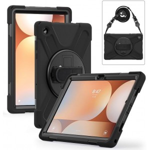 Rugged Case Compatible with Samsung Galaxy Tab A11+ (2025/2026) 11" (SMX310/X315/X236/X230) - Black