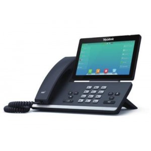 Yealink T87W Prime Business Phone- 7" Touch Screen- Built-in Bluetooth- WiFi- PoE support- Dual system function- Excludes PSU