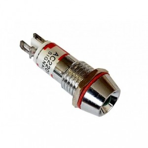 5mm LED INDICATOR 220VAC GREEN P/M XD22-10-220VAC-GR