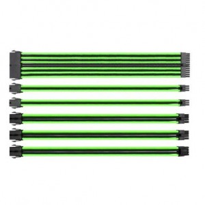 Thermaltake AC-034-CN1NAN-A1 TtMod Green & Black Sleeve Cable