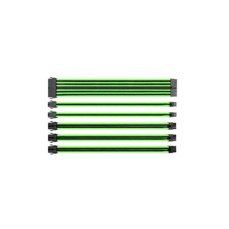 Thermaltake AC-034-CN1NAN-A1 TtMod Green & Black Sleeve Cable