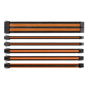 Thermaltake AC-036-CN1NAN-A1 TtMod Orange & Black Sleeve Cable