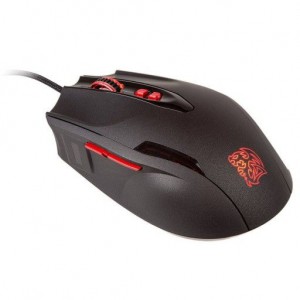 Thermaltake MO-BKV-WDLGBK-01 Black Finger Print Mouse