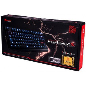 Thermaltake KB-PZX-KBBLUS-01 Poseidon ZX Brown Switch Edition Keyboard