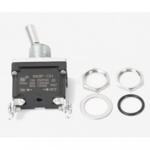 Toggle Switch Spst ON-OFF 30A 12VDC Screw Terminal KN3F-101