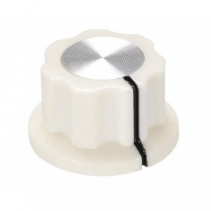 MF-A01P-CREAM Bakelite Potentiometer Knob (20x12x6.4mm)