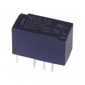 RELAY DPDT 2A 12V 15x7x9 NX2-012