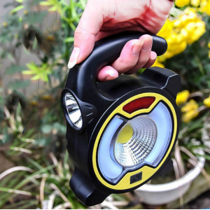 COB Portable Solar Outdoor Work Flood Light