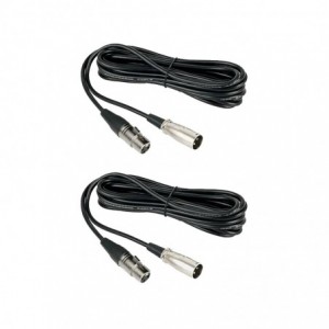NearStream Balanced XLR Male to Female Microphone Cable 2m - 2 pack